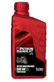 PETRON Rider 4T Mono-Grade SAE 40 API SG/JASO MA/MA2 (1L)