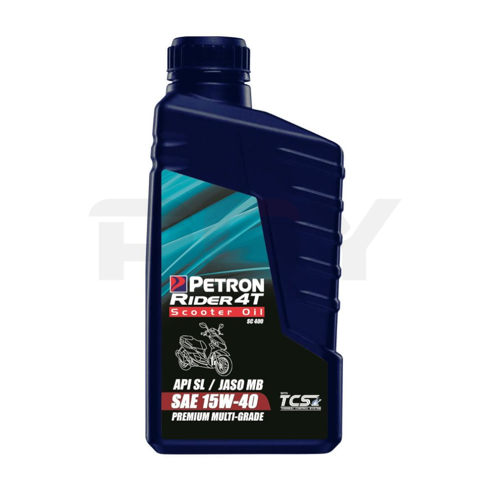 PETRON Rider 4T Scooter Oil Premium Multi-Grade SAE 15W-40 (1L)